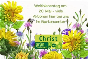 Welt-Bienentag im Gartencenter